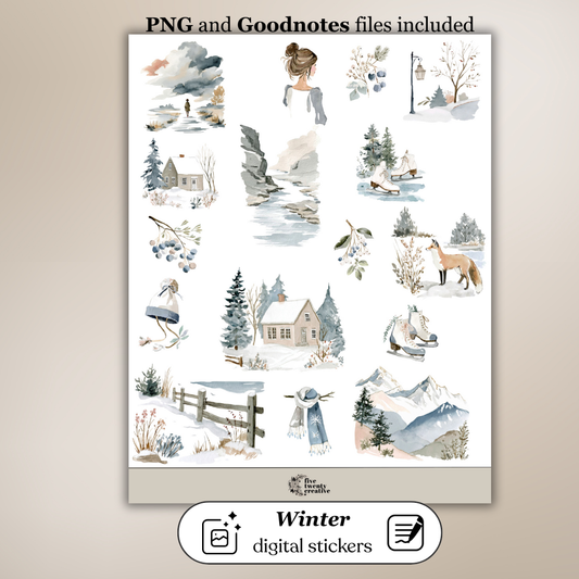 Winter Collection | Digital Stickers