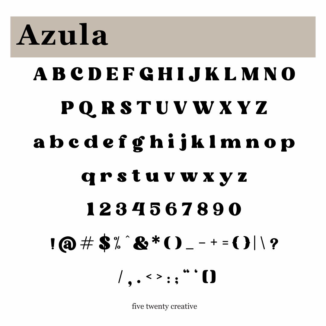 Azula Font