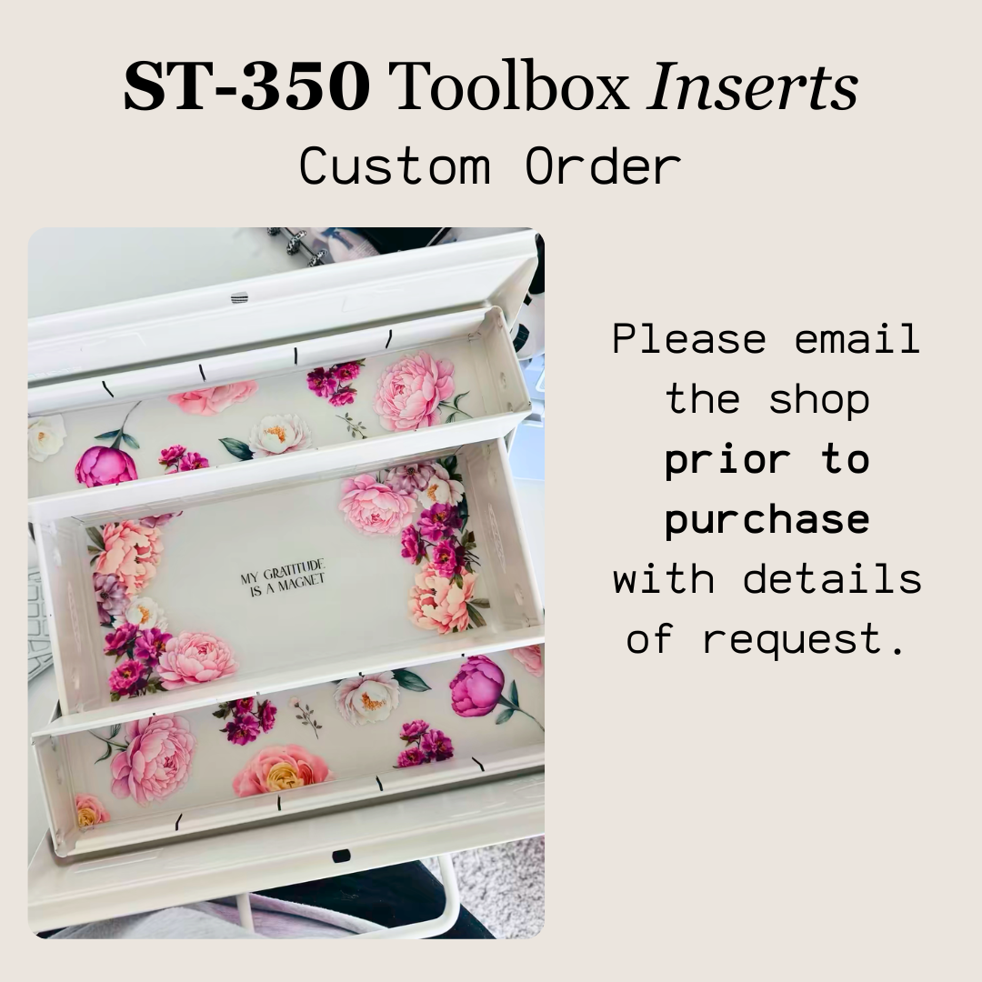 Custom Order | ST-350 Toolbox Insert Set