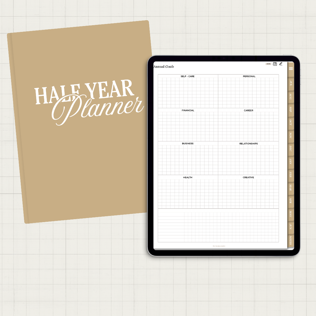Half Year Digital Planner