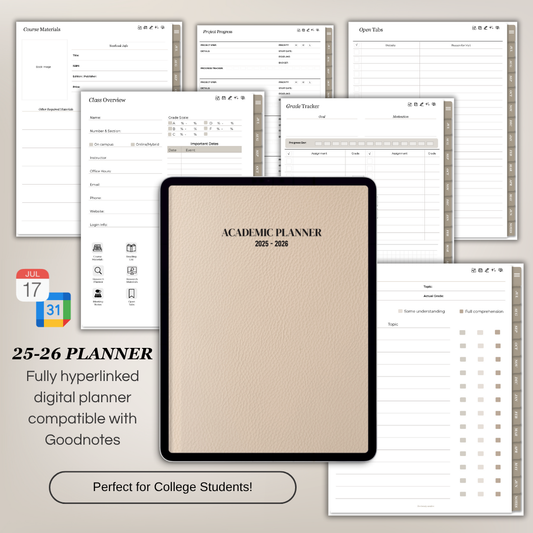 2025-26 Student Planner