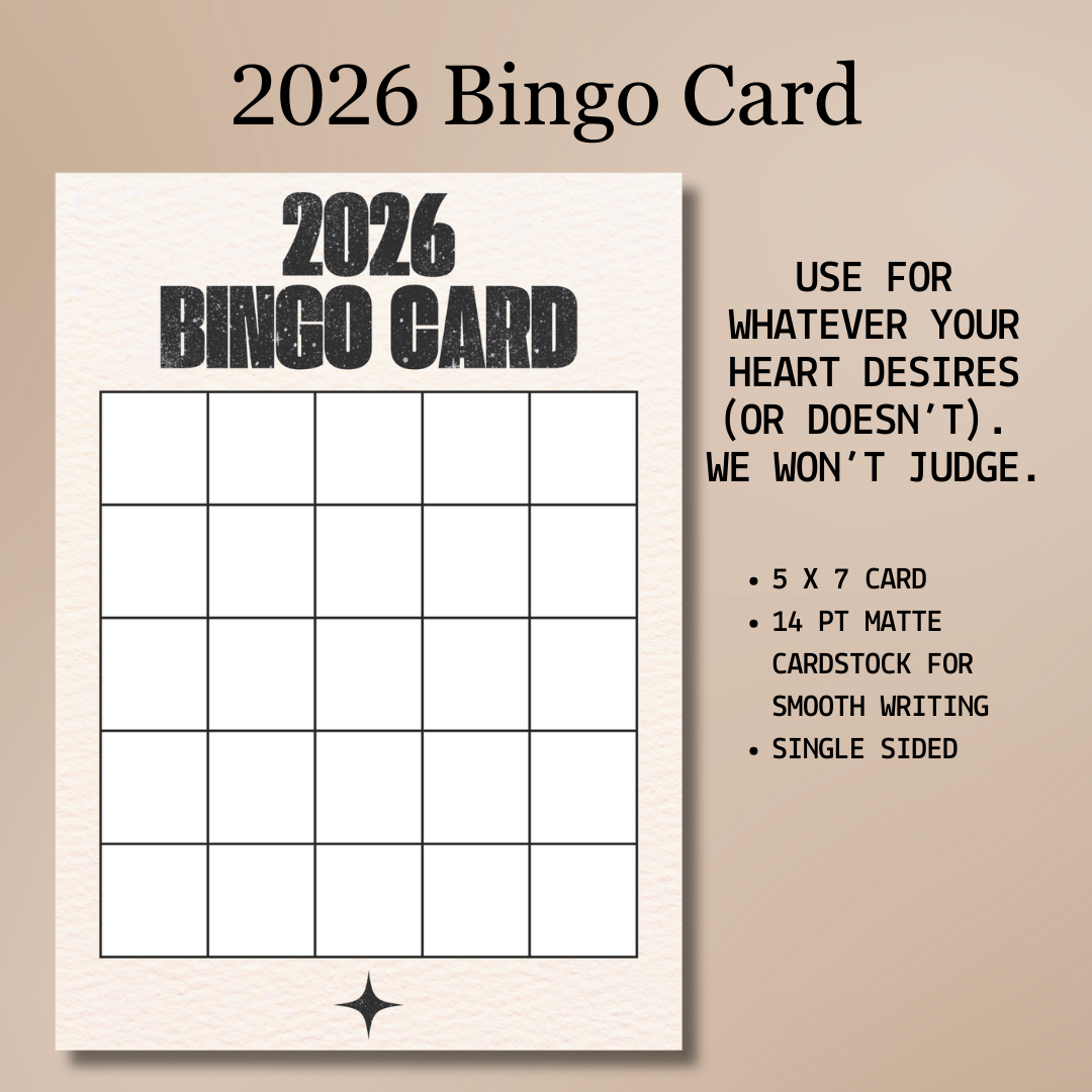 2026 Bingo Card