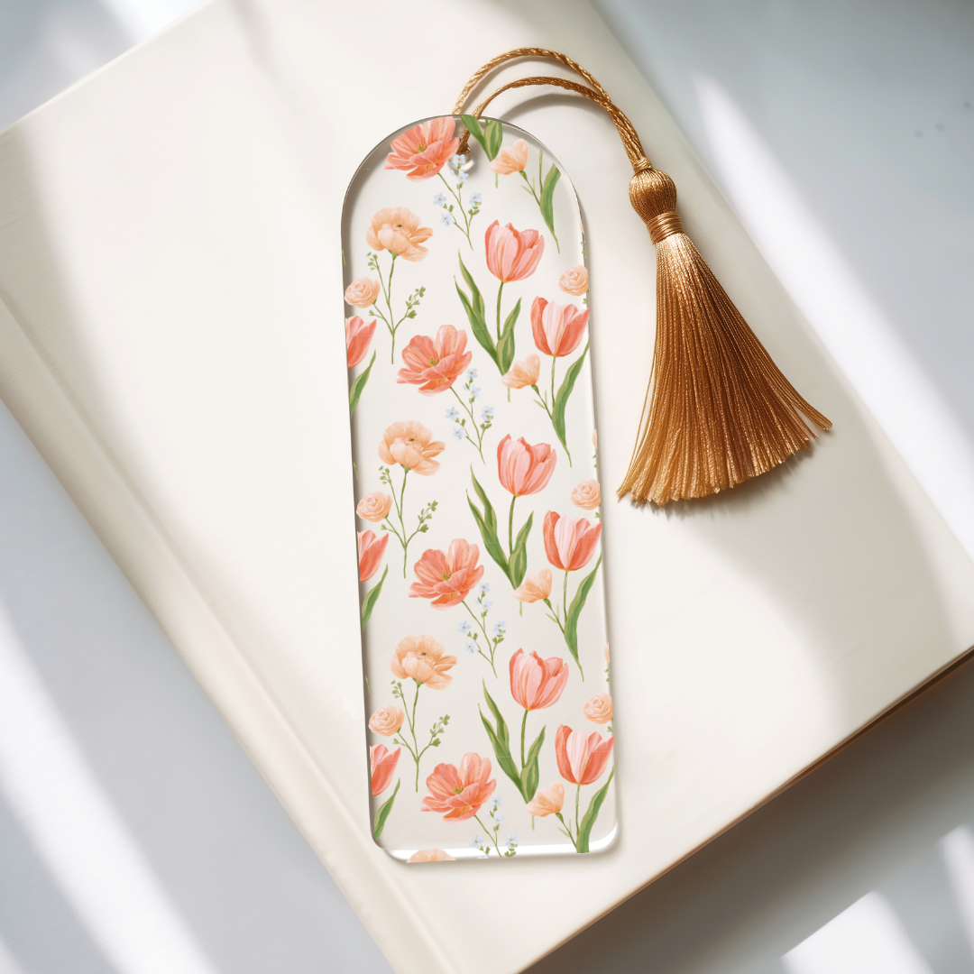 Spring Tulips | Acrylic Bookmark