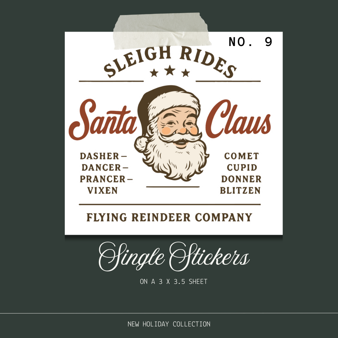 Large Holiday Collection Stickers