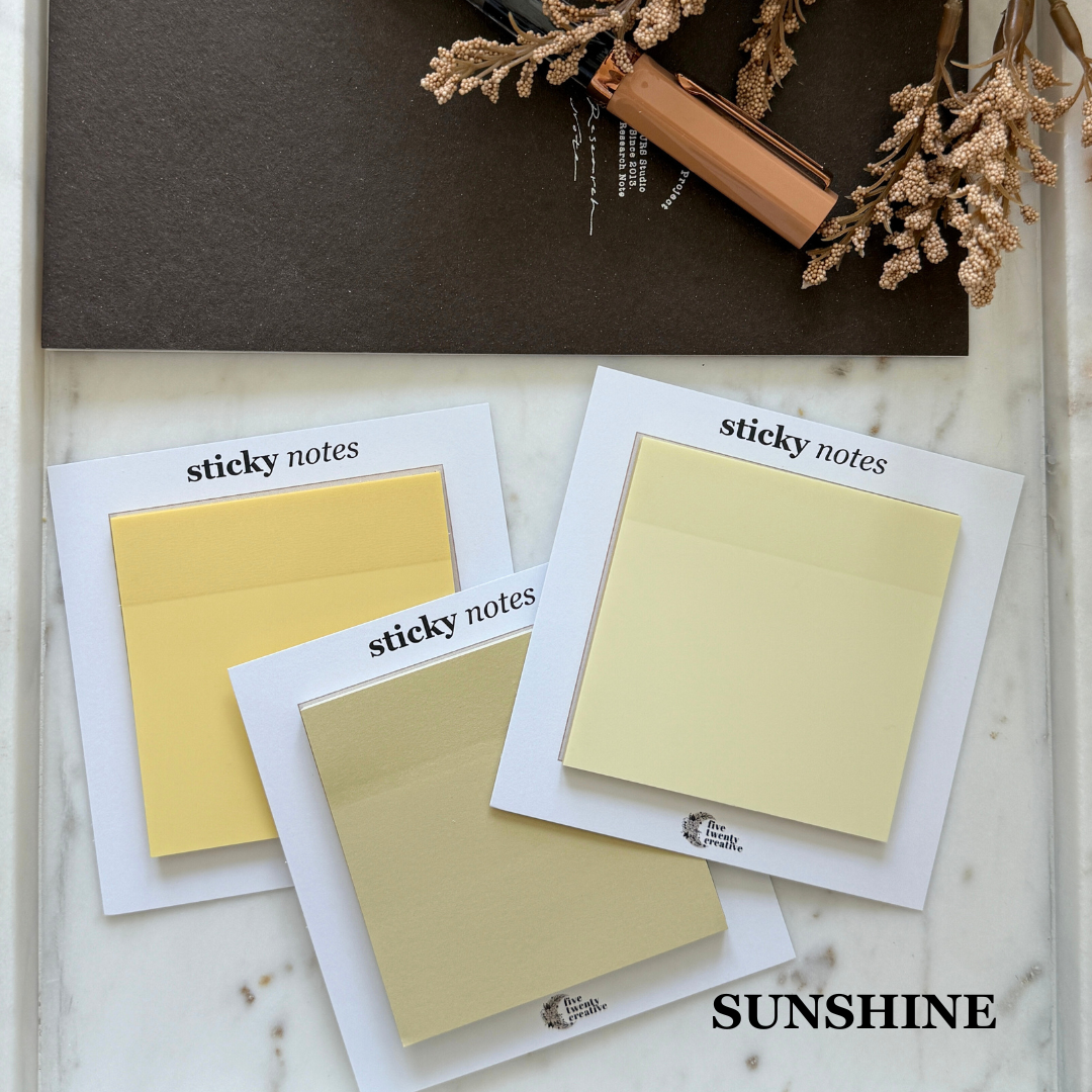 Sunshine Sticky Note Palette