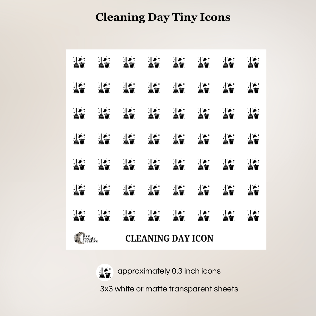 Cleaning Day Tiny Icons