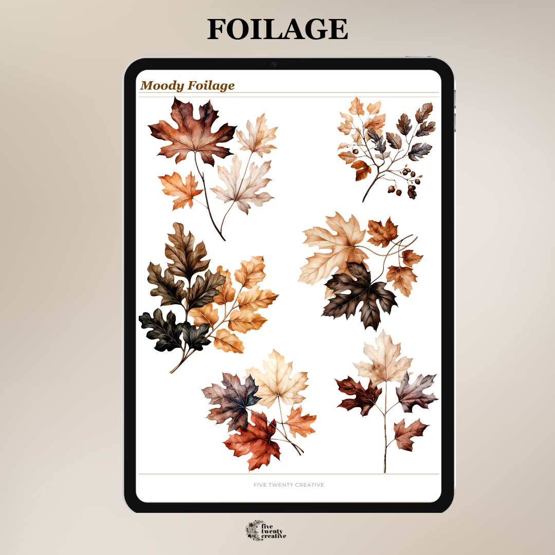 Fall Digital Sticker Collection