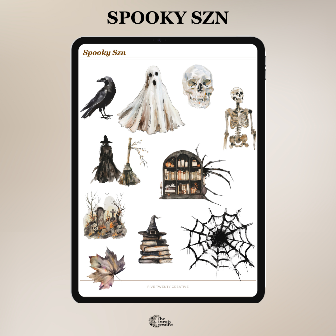 Fall Digital Sticker Collection