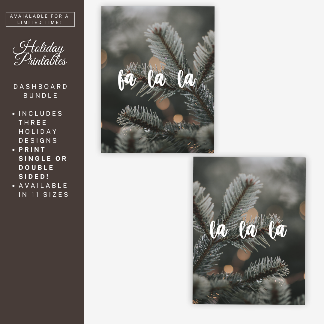 Holiday Dashboard Bundle No. 2