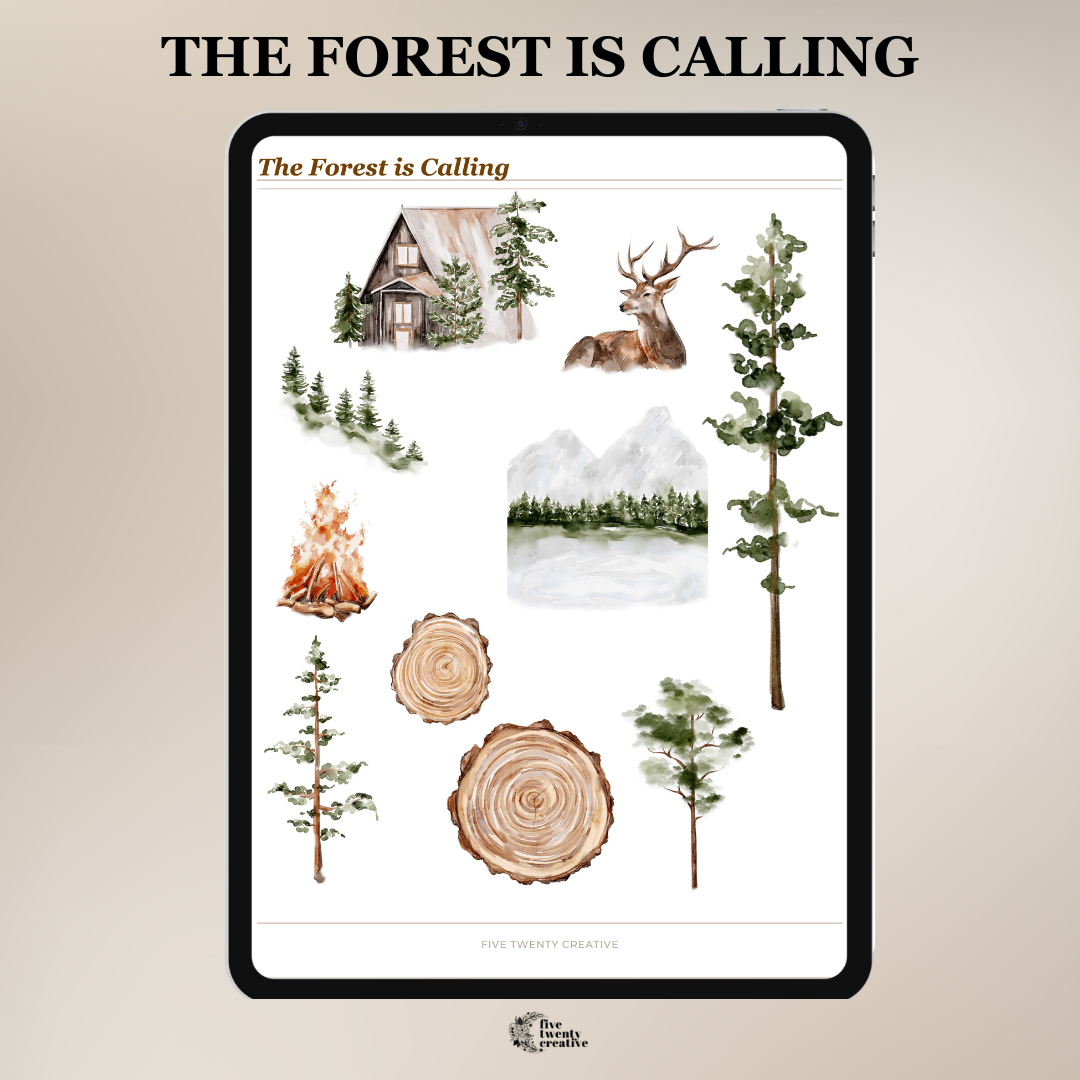 Fall Digital Sticker Collection