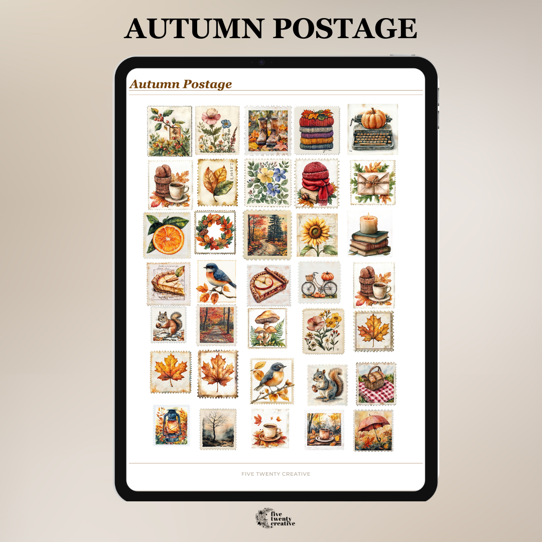 Fall Digital Sticker Collection
