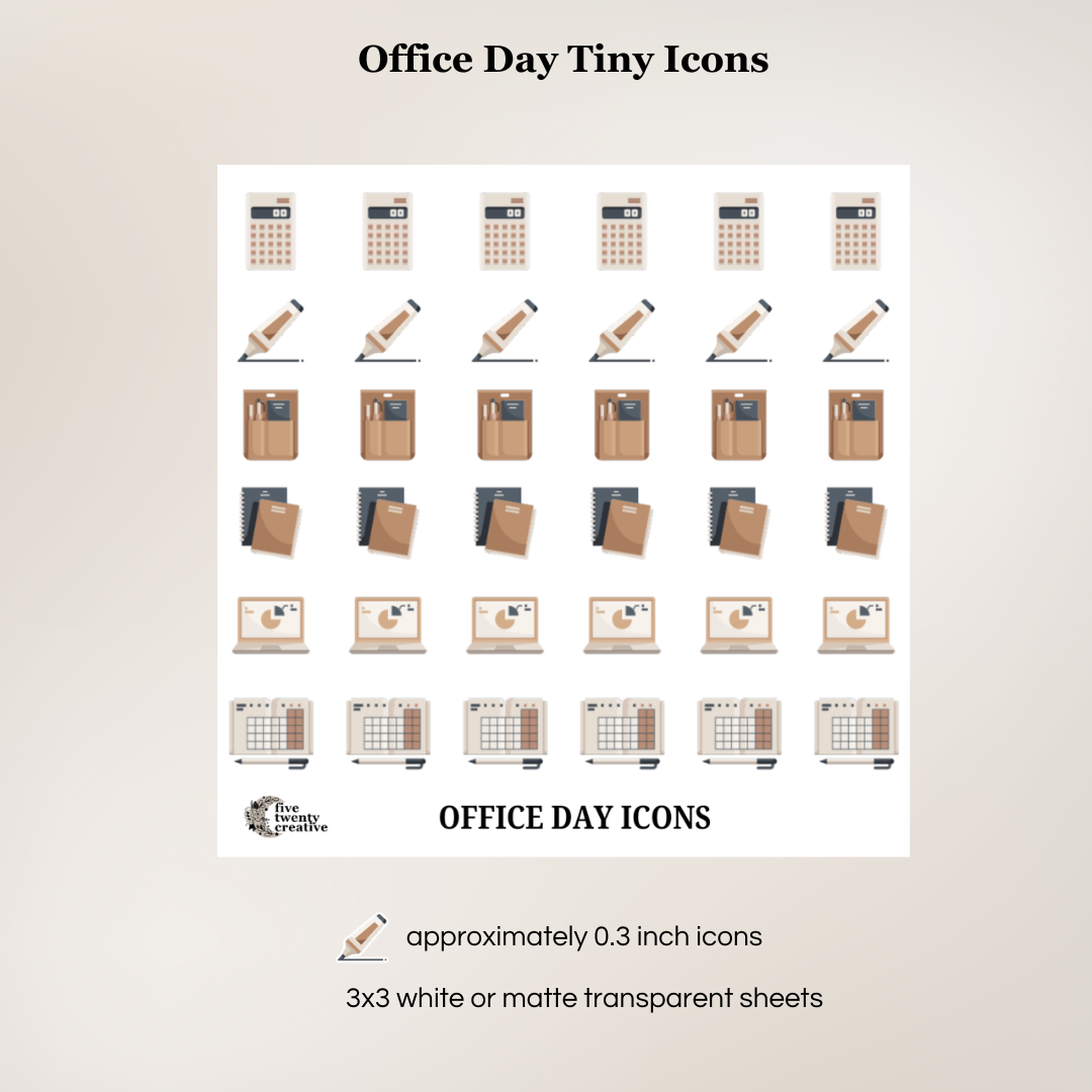 Office Day Tiny Icons