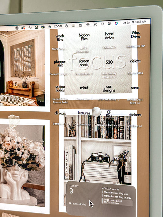 Moodboard Wallpaper Template