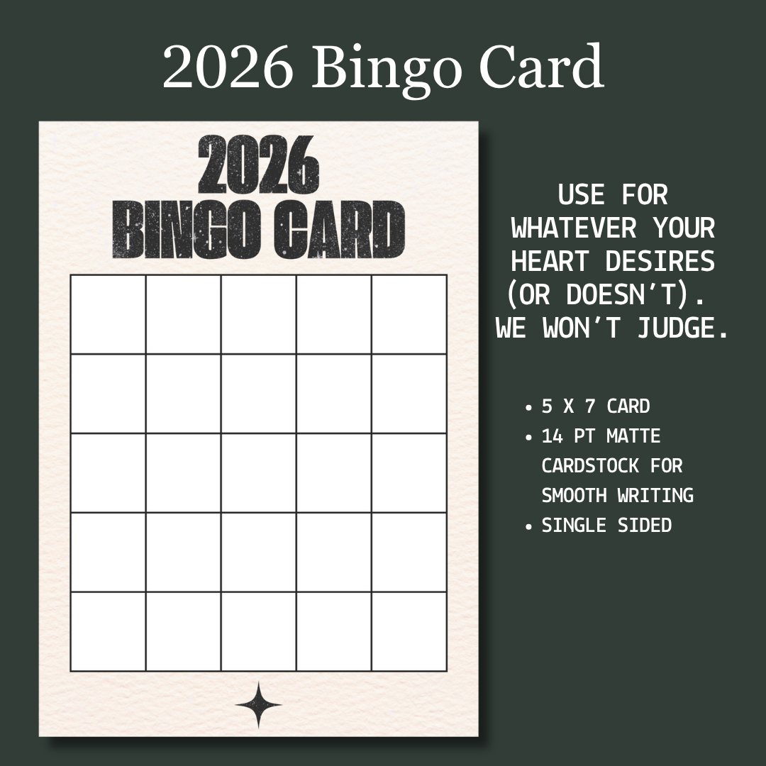 2026 Bingo Card