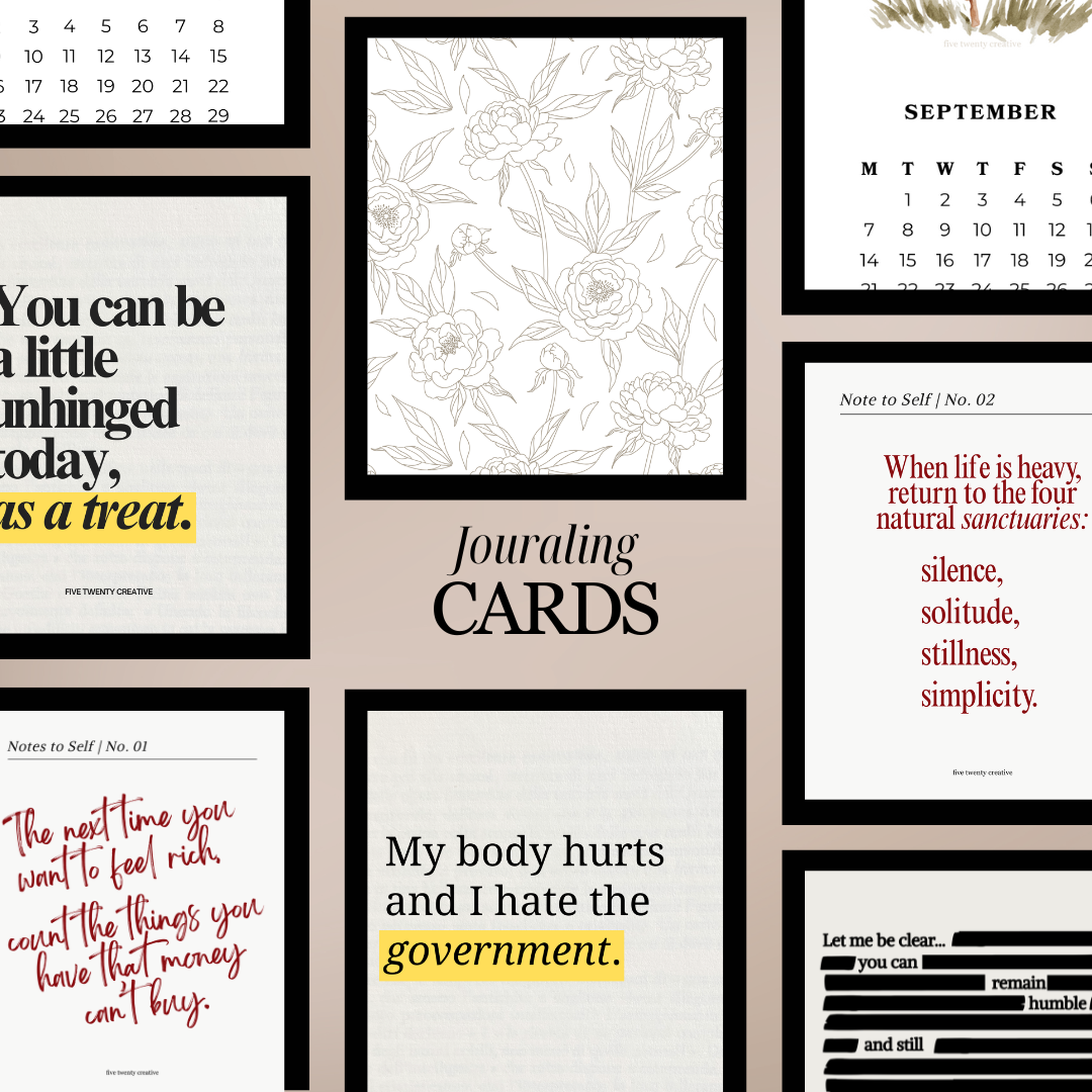 Journaling Cards