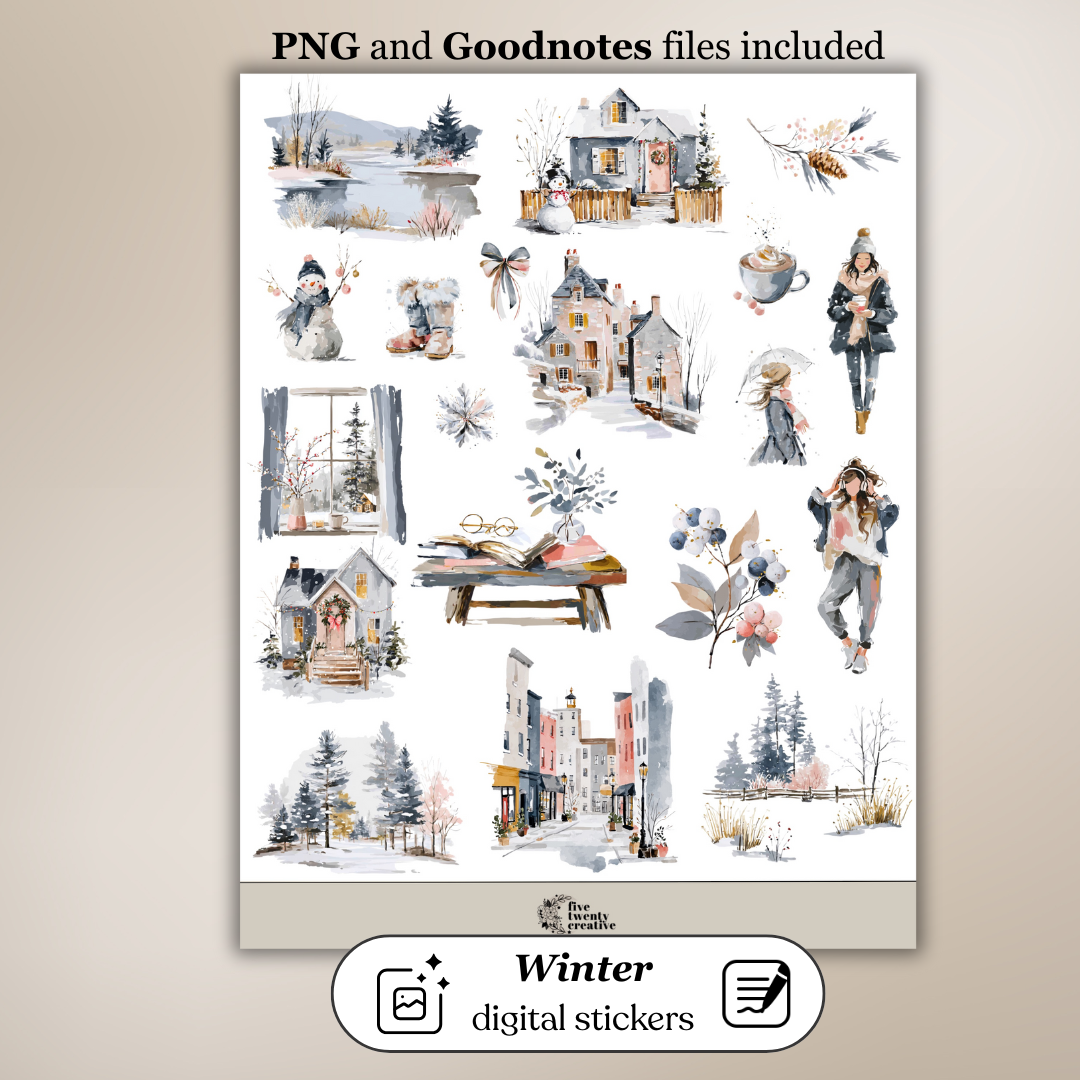 Winter Collection | Digital Stickers