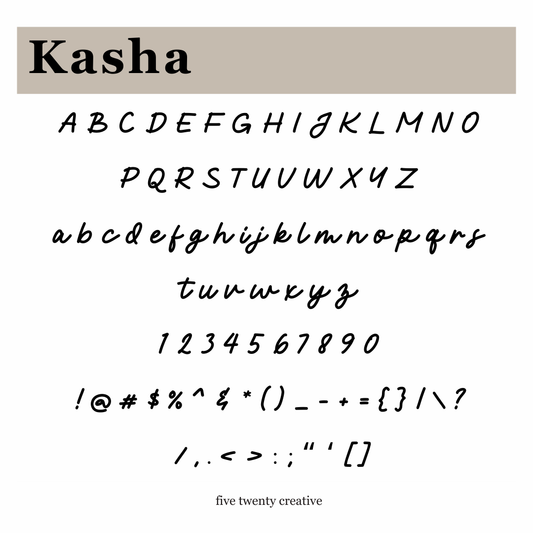Kasha Font