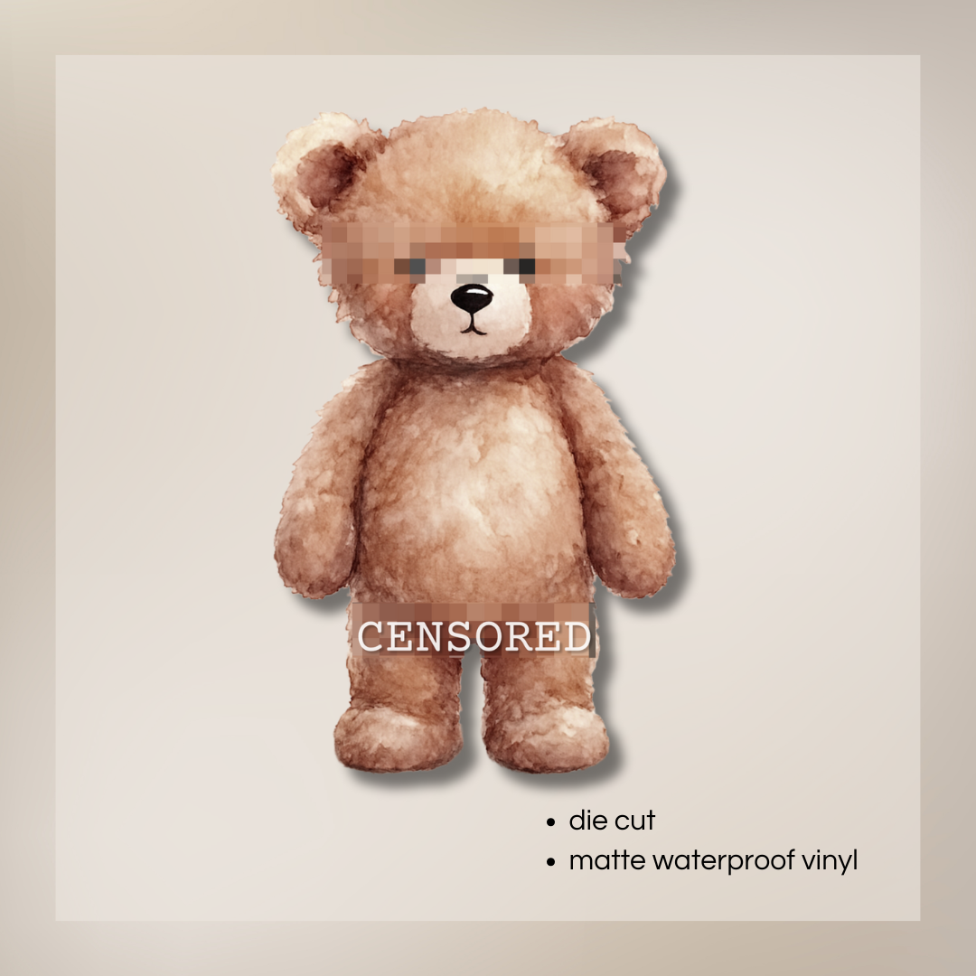 Censored Teddy Bear