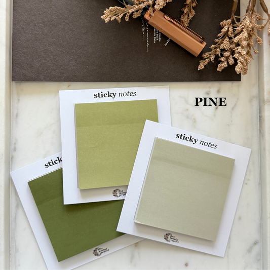 Pine Sticky Note Palette