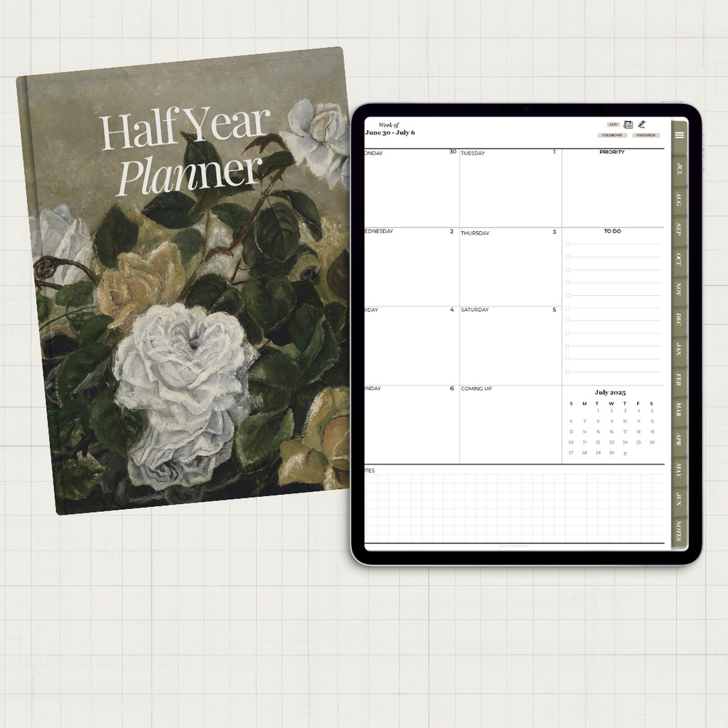 Half Year Digital Planner