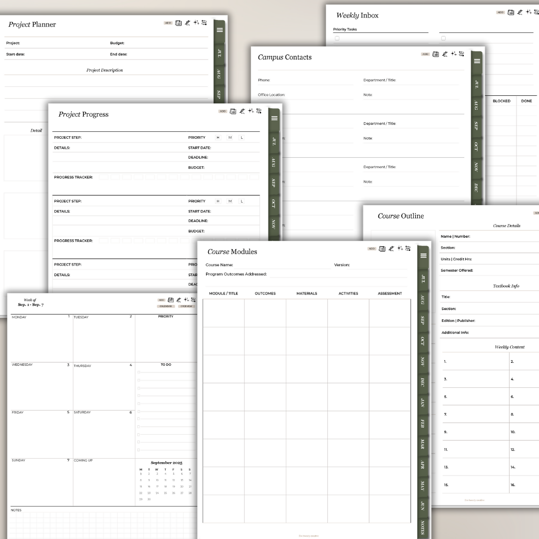 2025-26 Faculty Planner