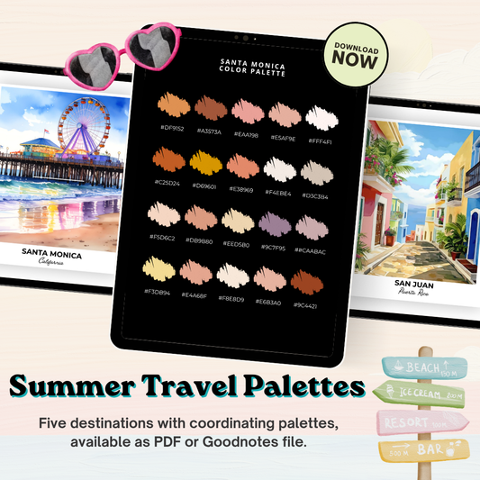 Summer Destination Color Palettes