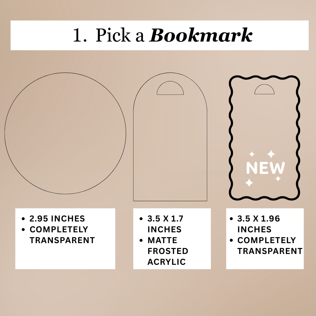 PRE-ORDER | Custom Acrylic Bookmark
