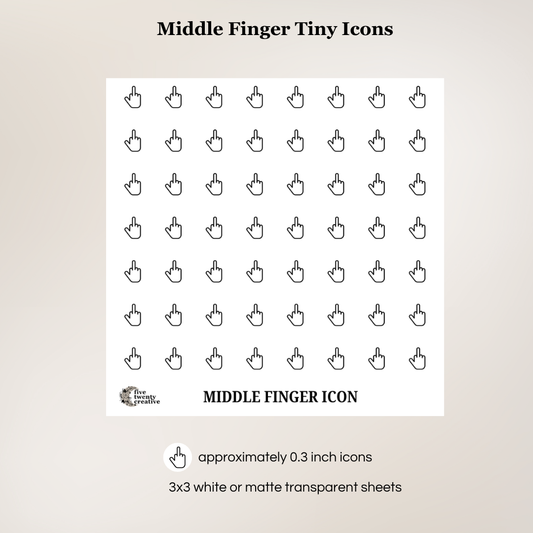 Middle Finger Tiny Icons