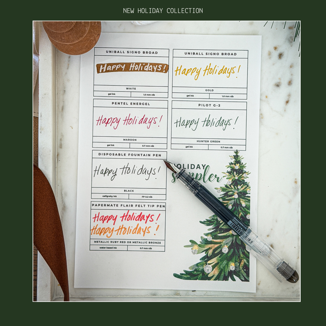 Holiday Pen Sampler