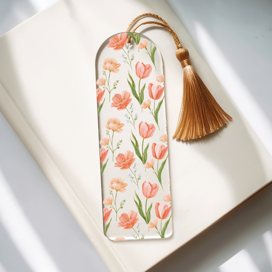 Spring Tulips | Acrylic Bookmark