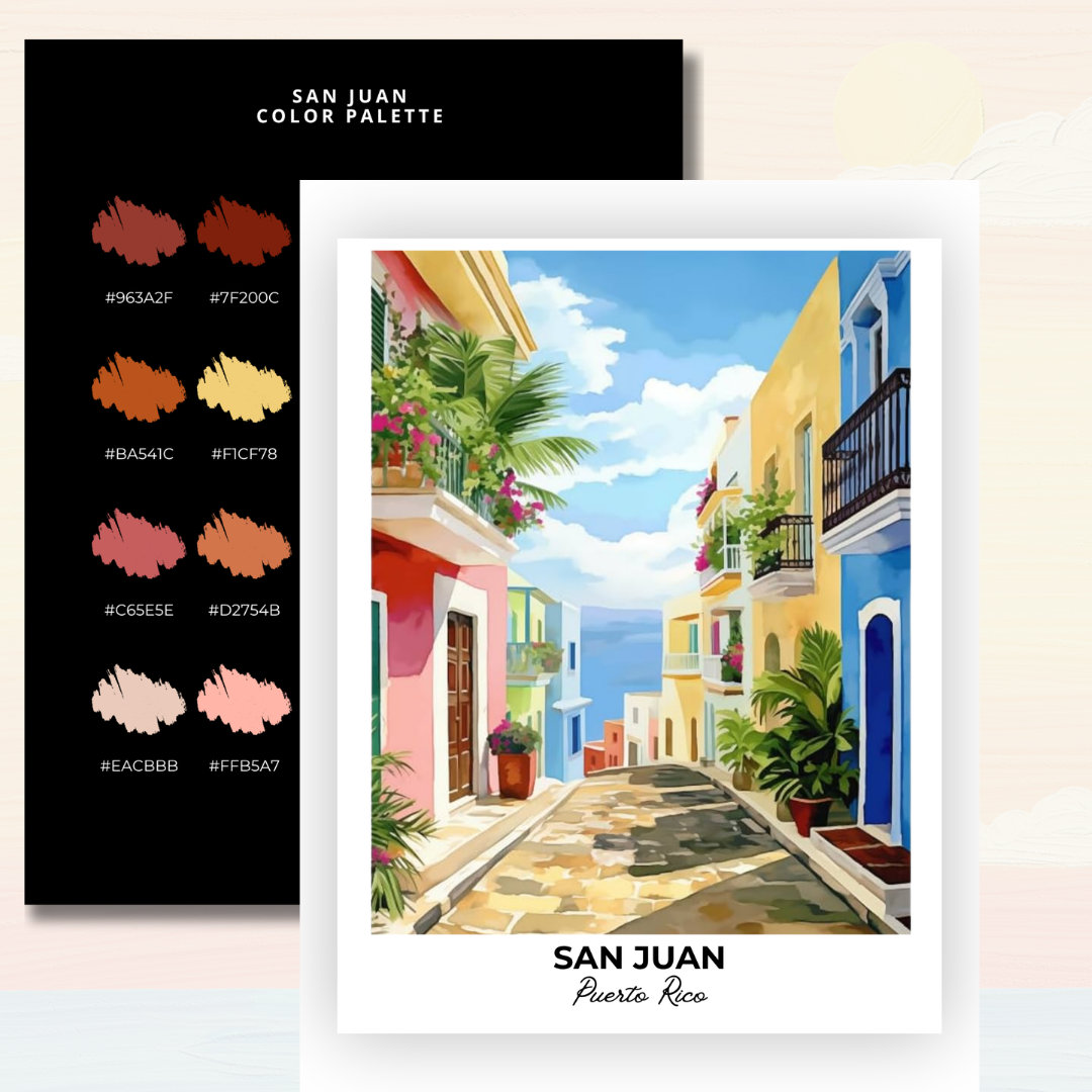 Summer Destination Color Palettes