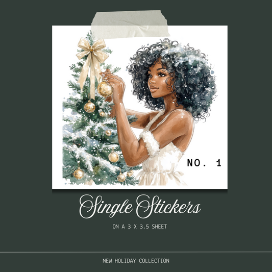 Large Holiday Collection Stickers