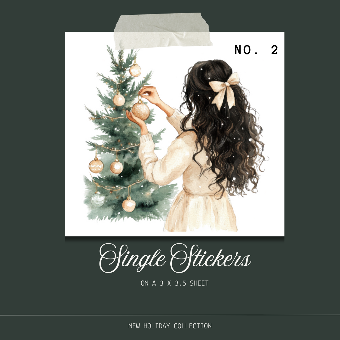 Large Holiday Collection Stickers