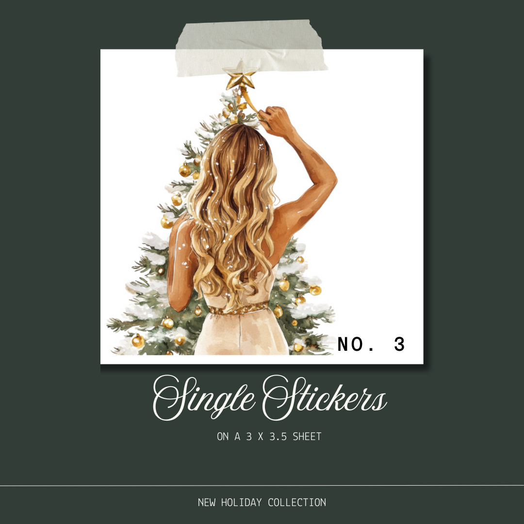 Large Holiday Collection Stickers