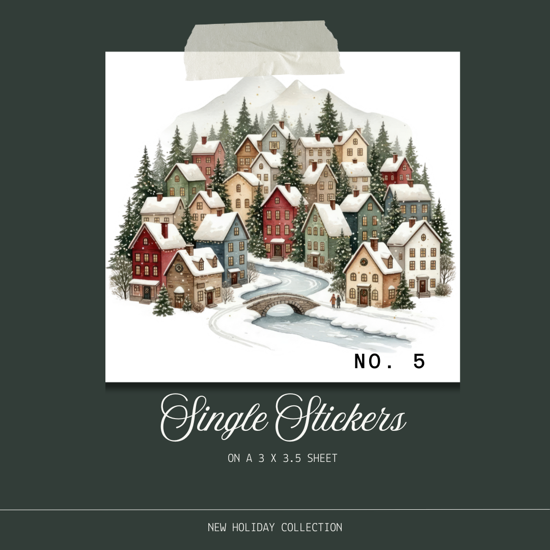 Large Holiday Collection Stickers