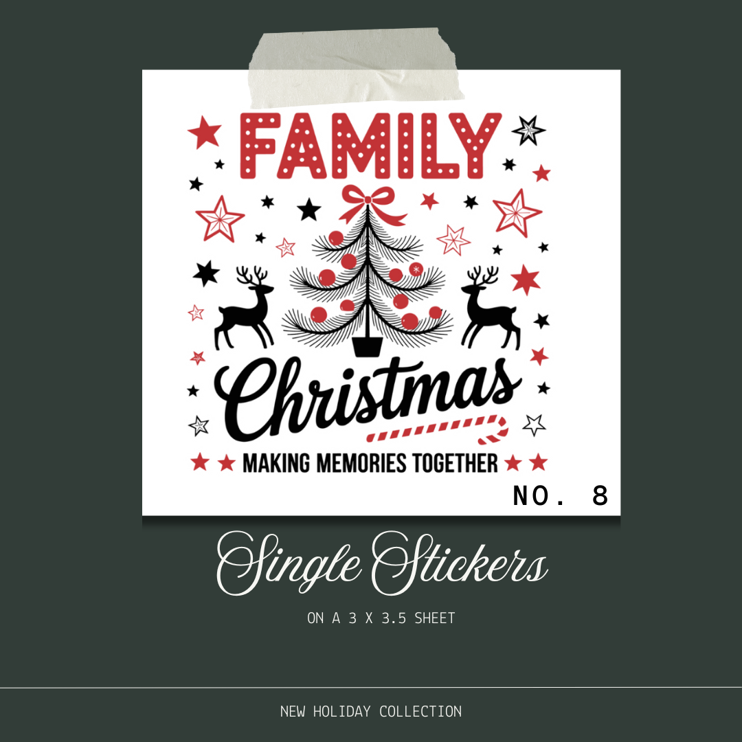 Large Holiday Collection Stickers