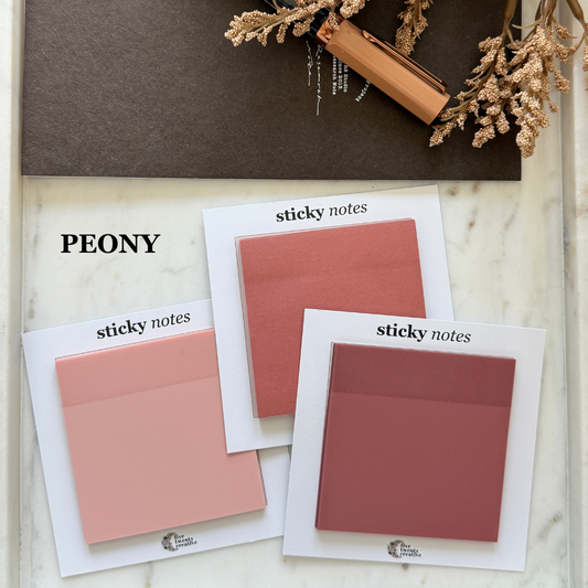 Peony Sticky Note Palette