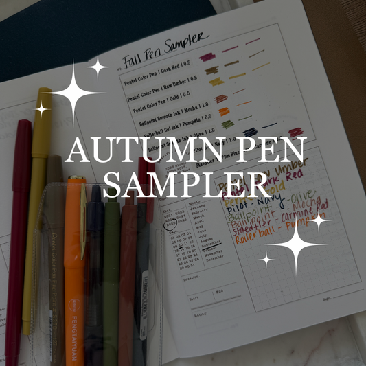 Autumn Pen Sampler