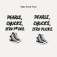 Pearls & Chucks Digital Stickers