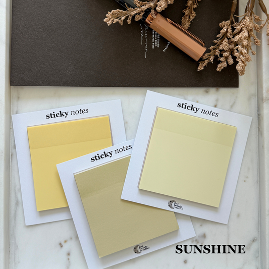 Sunshine Sticky Note Palette