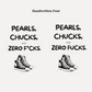 Pearls & Chucks Digital Stickers