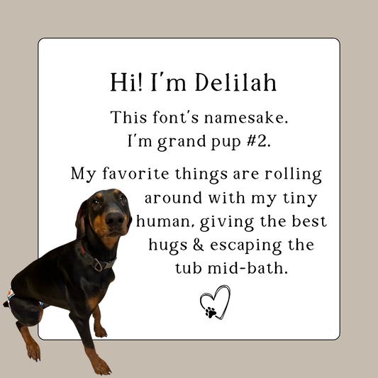 Delilah Handwriting Font