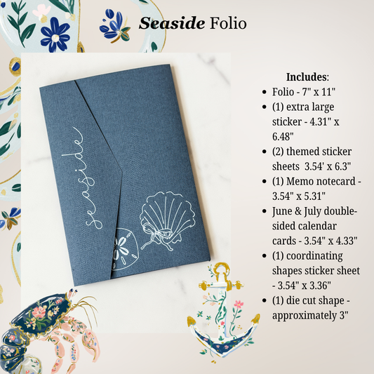 Seaside Stationery Folio
