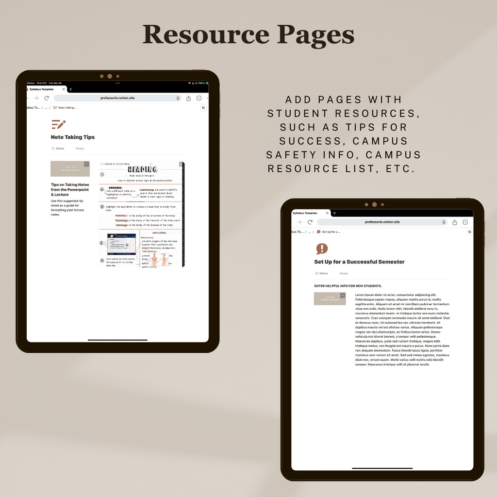 Liquid Syllabus Notion Template