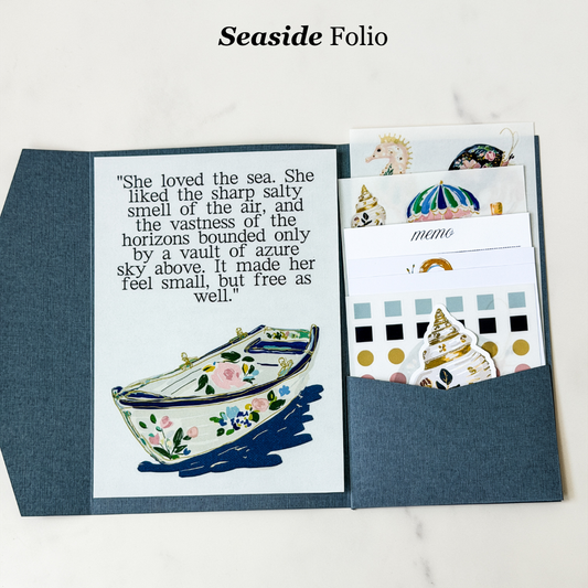 Seaside Stationery Folio