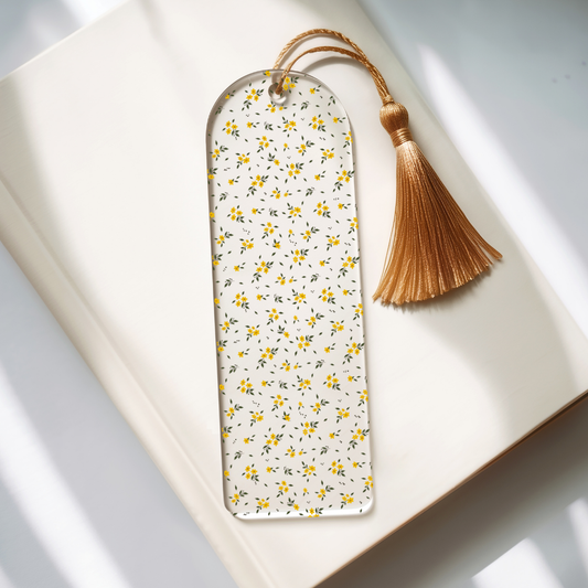 Yellow Flowers | Acrylic Bookmark