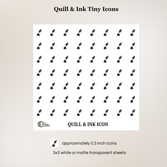 Quill & Ink Tiny Icons