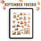 September Planner Freebies