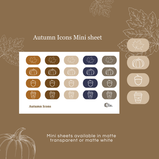 Fall Icon Mini Sheet