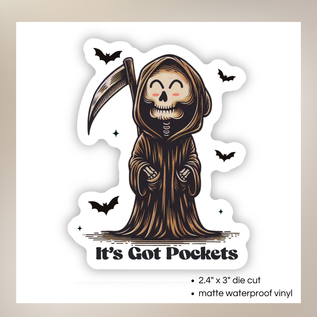 Grim Reaper Sticker